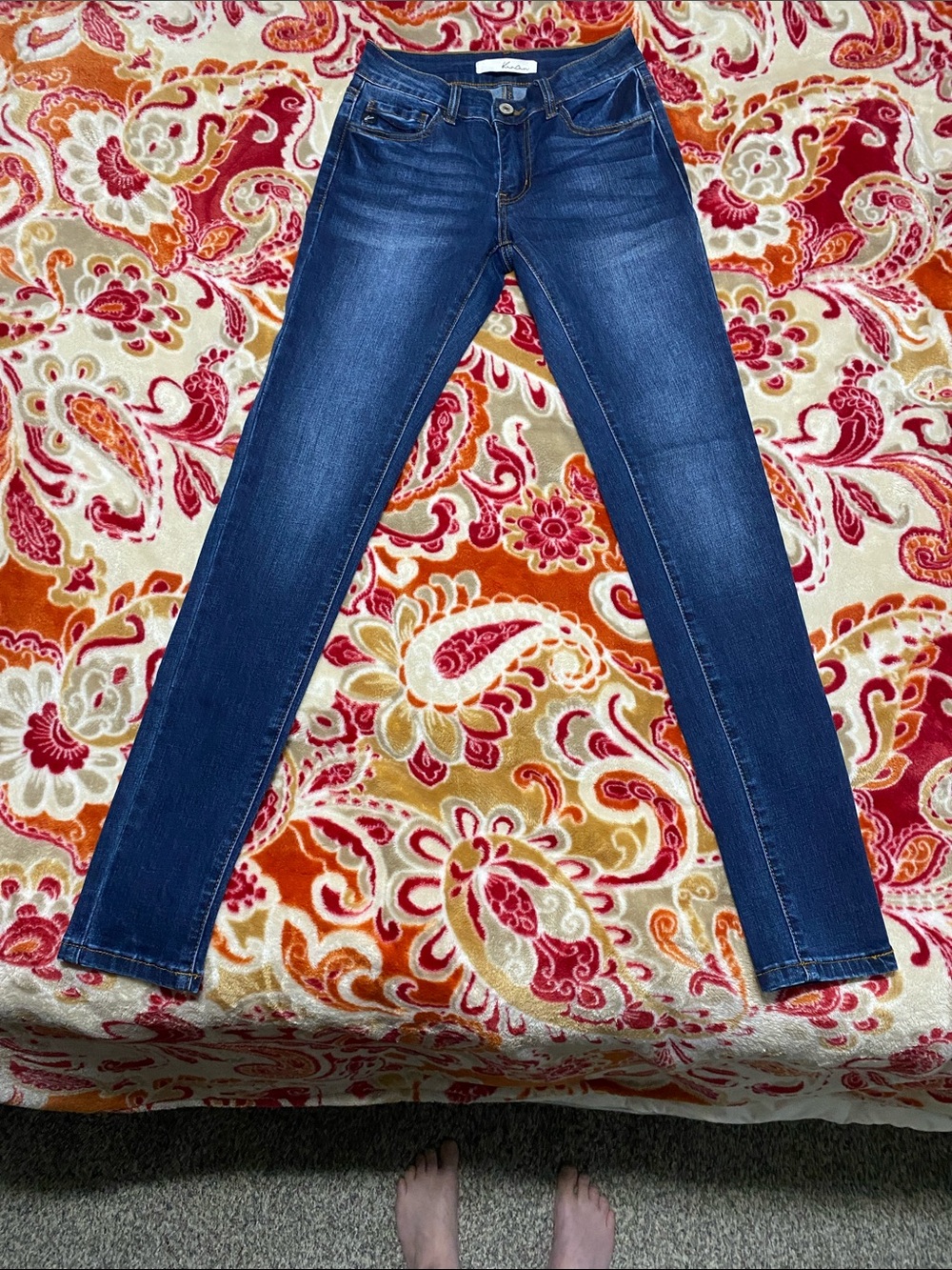 NWOT KanCan Dark Blue Skinny Jeans